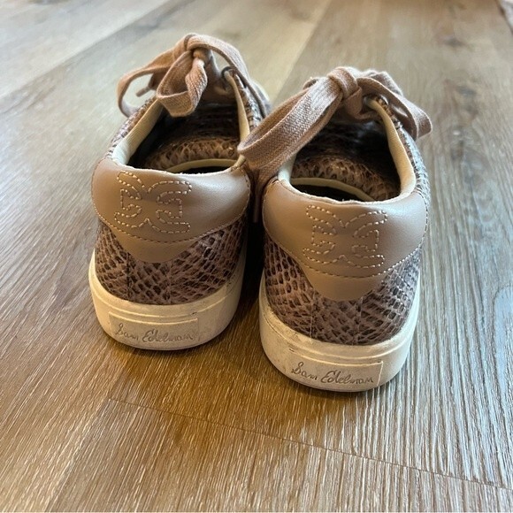 Sam Edelman Ethyl Women’s Reptile Print Sneakers Size 8 - Picture 3 of 7